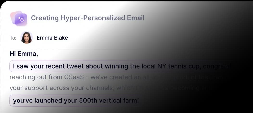 Ava Ghostwrites Hyper-Personalized Sequences
